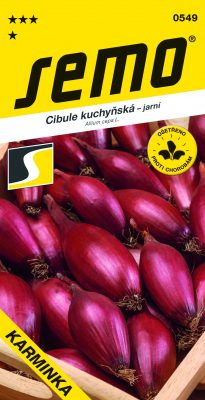 Cibule jarní - Karminka červená oválná  1,5g