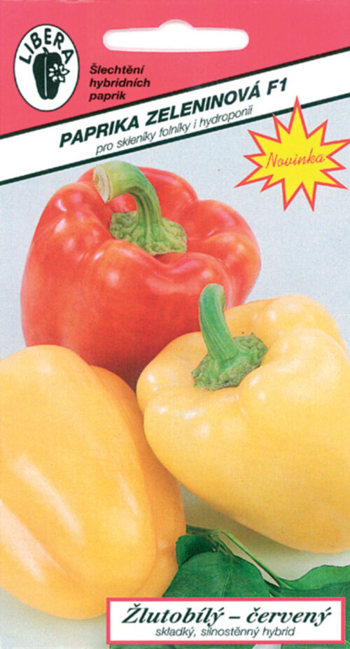 Paprika F1 - Žluťásek F1 15-20 semen - Obrázek 1