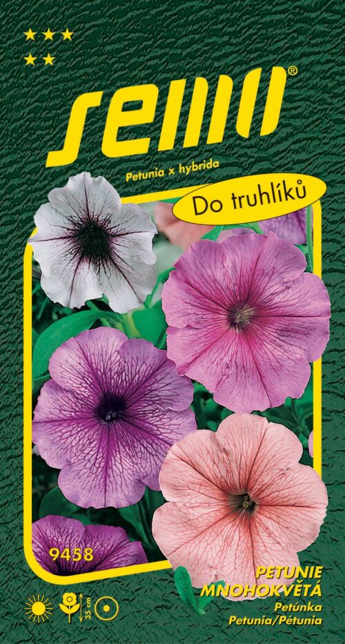 Petunie mnohokvětá - směs s orchid hvězdou F1 50p - Obrázek 1