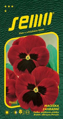 Maceška zahradní - červená s okem 0,3g