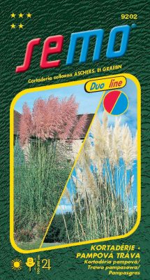 Kortadérie - pampová tráva - Pink and White 0,2g - série DUO