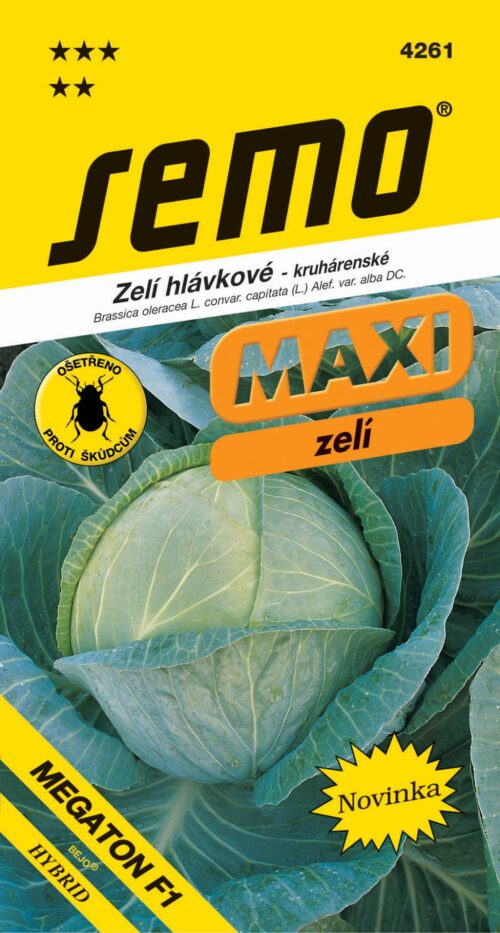 Zelí kruhárenské - Megaton F1 20s - série MAXI - Obrázek 1