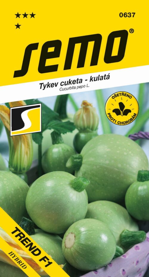Tykev cuketa - Trend F1 kulatá, krémová 1,5g - Obrázek 1