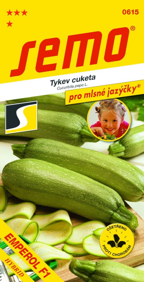 Tykev Emperol F1 - cuketa bělozelená síťovaná 1,5g - série JAZÝČKY - Obrázek 1