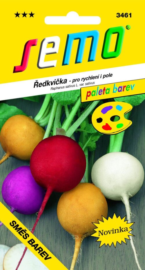 Ředkvička směs barev 5g - série PALETA - Obrázek 1