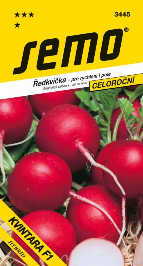 Ředkvička červ. - Kvintara F1 rychl,pole celoroční 1,5g - Obrázek 1