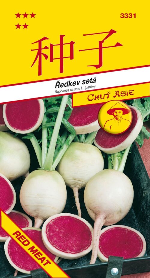 Ředkev - Red Meat bíločervená 3,5g - série ASIE - Image 1