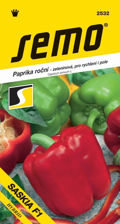 Paprika zel. sladká F1 - Saskia F1 rychl,pole 15s - Image 1