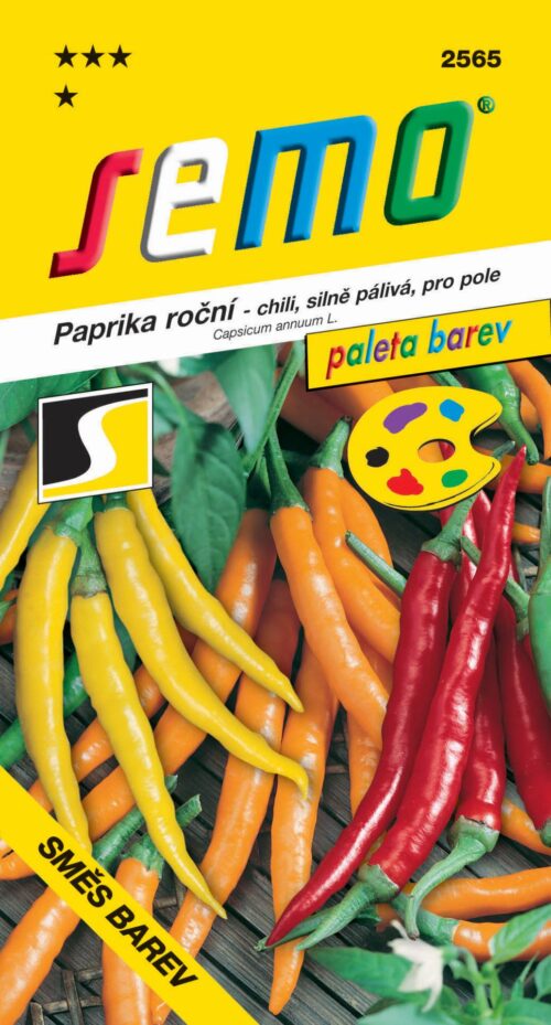 Paprika zel. pálivá chili - směs barev 0,4g - série PALETA /SHU 50 000/ - Obrázek 1