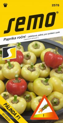 Paprika zel. pálivá F1 - Pálinda F1 jablíčková 15s  /SHU 2 500/