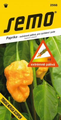 Paprika zel. pálivá - Trinidad Moruga Scorp.Yellow 10s /SHU 1 200 000/