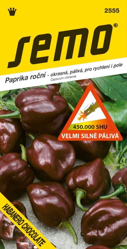 Paprika zel. pálivá - Habanero Chocolate 15s  /SHU 450 000/ - Obrázek 1