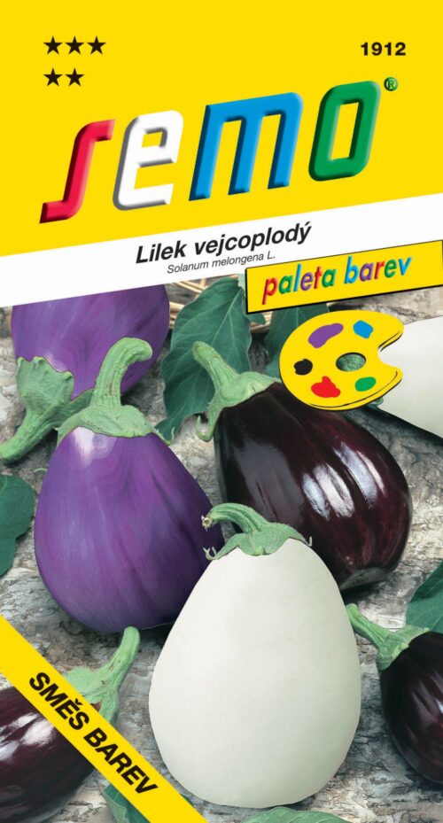 Lilek vejcoplodý - směs barev 30s - série PALETA - Obrázek 1