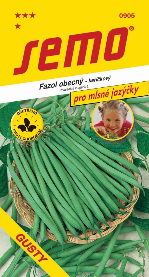 Fazol keř. zelený - Gusty (Sansoucy) 7g - série JAZÝČKY - Obrázek 1