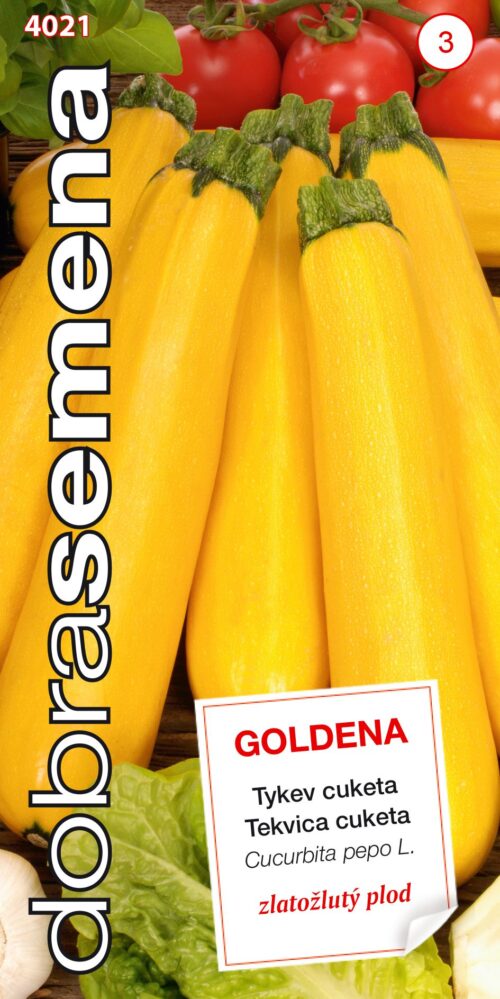 Dobrá semena Tykev cuketa - Goldena žlutá 1,5g - Obrázek 1