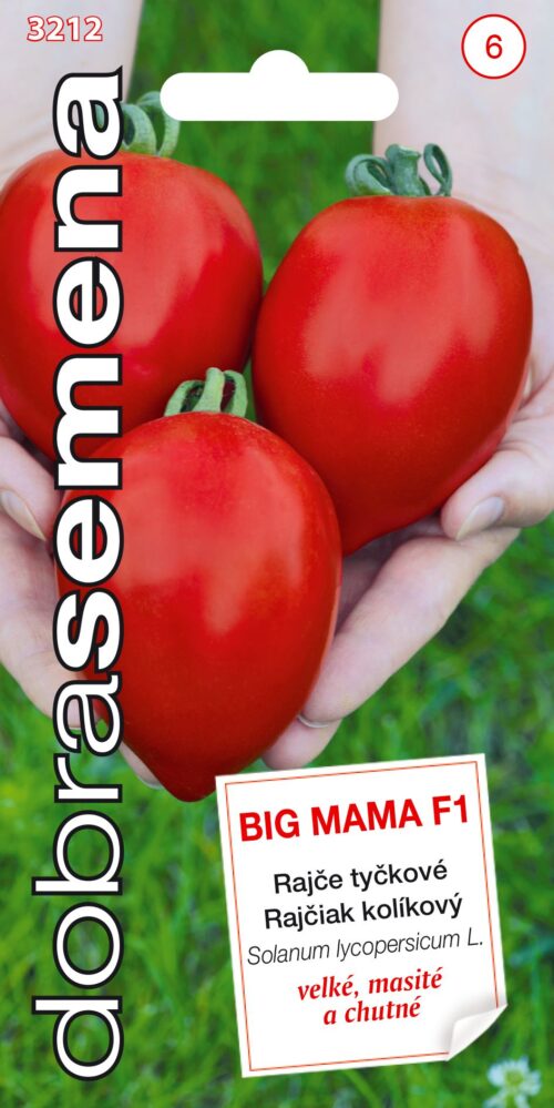 Dobrá semena Rajče tyč. - Big Mama F1 XL masité 10s - Obrázek 1