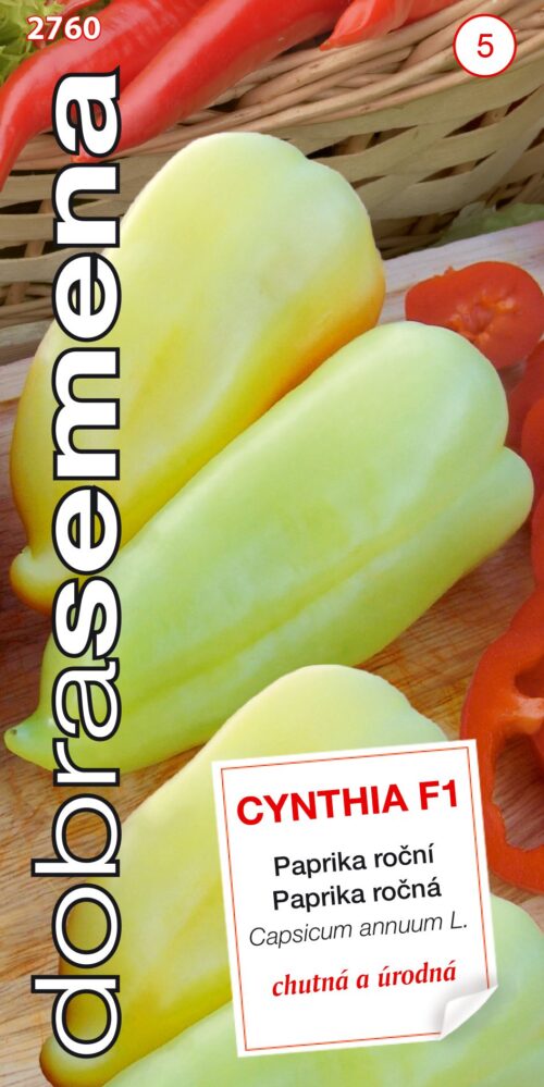 Dobrá semena Paprika zel. - Cynthia F1, sladká 15s - Obrázek 1