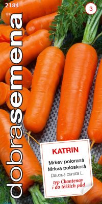Dobrá semena Mrkev - Katrin poloraná, typ Chantenay 3g