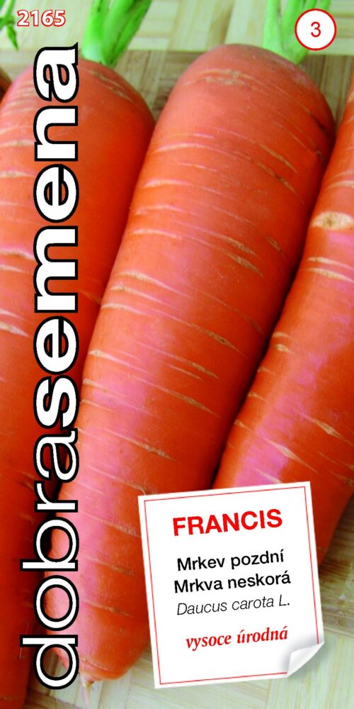 Dobrá semena Mrkev - Francis pozdní 3g - Obrázek 1