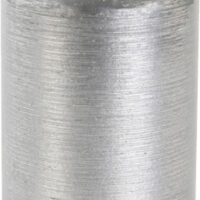 Svíčka válec Kontury drátkovaný motiv 70x100 mm - metalická stříbrná