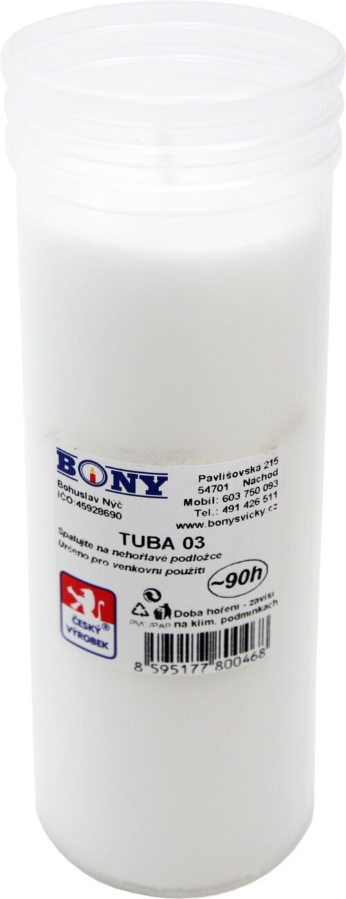 Svíčka Tuba 230 g - Obrázek 1