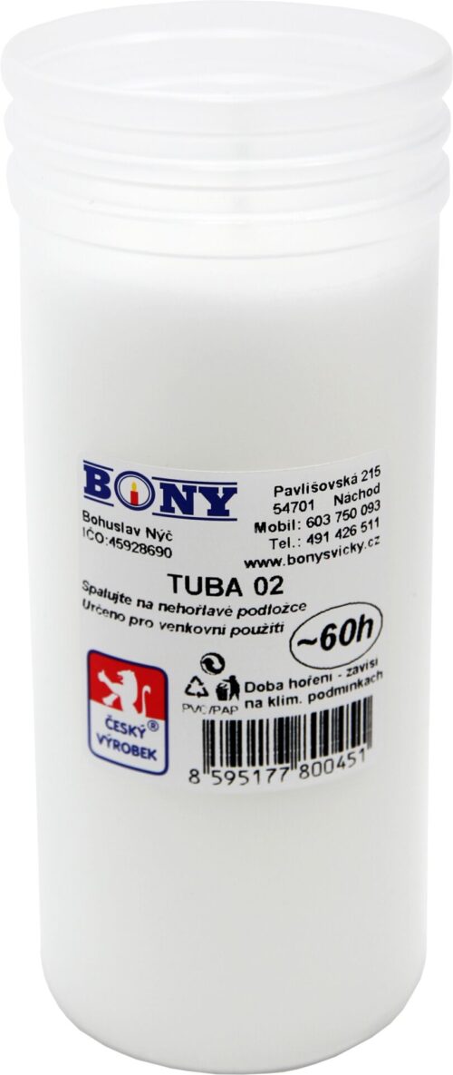Svíčka Tuba 180 g - Image 1