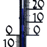 Teploměr venkovní - Plast černý (3101) - 27 cm