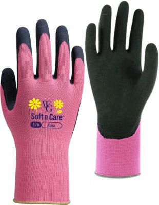 Rukavice Flora růžové vel. 8/M Rosteto