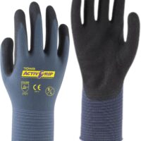 Rukavice AktivGrip Advance šedofialové vel. 10/XLRosteto