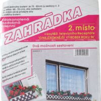 Zahrádka okenní 75 cm - bílá