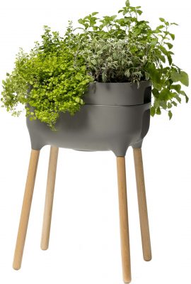 Pěstební nádoba UrbAlive vysoká - světlý antracit