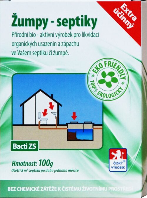 Enzym žumpy a septiky Bacti ZS - 100 g - Obrázek 1