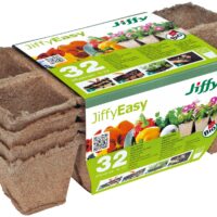 Rašelinový kontejner Jiffystrips® 6-32, 5 x 6 cm - plato 8 ks, 4 plata v balení