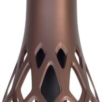 Váza hřbitovní Roseta bronz - se zápichem 1l