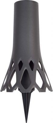 Váza hřbitovní Roseta antracit - se zápichem 1l