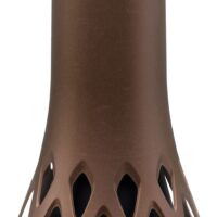 Váza hřbitovní Roseta bronz - se zátěží 1l