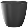 Obal ELLA - lesklá flitr antracit - Ø13 cm
