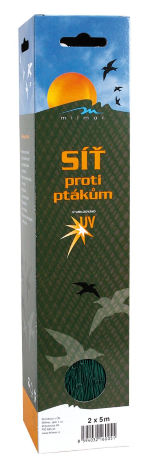 Síť proti ptákům - 2 x 5 m - Obrázek 1