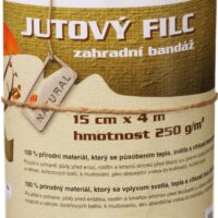 Jutový filc - zahradní bandáž 0,15 x 4 m