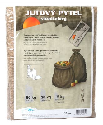 Jutový pytel 50 kg (60x110 cm)