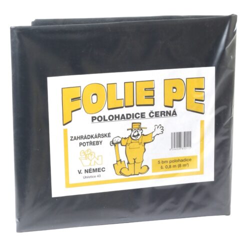 Folie černá 5 bm polohadice 0,8x5 m - Obrázek 1