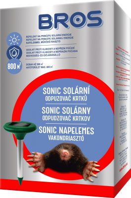 Bros - solární odhaněč krtků Sonic