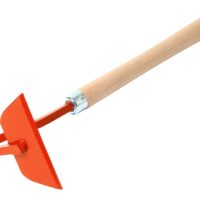 Plečka s násadou 27 cm Rosteto - vysoká - oranžová