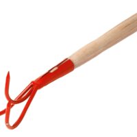 Kypřič 3 hrotý s násadou 27 cm Rosteto - oranžová