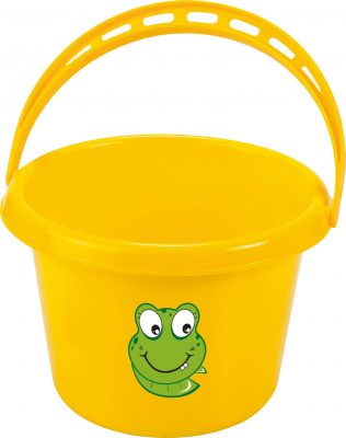 Dětský kyblík plastový žlutý Stocker
