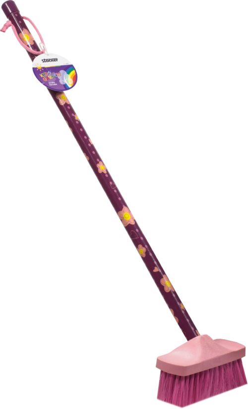 Dětské košťátko růžové 78 cm Stocker - Obrázek 1