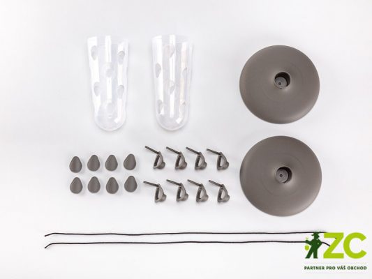 Krmítko 2v1 pro venkovní ptactvo - Robin antracit