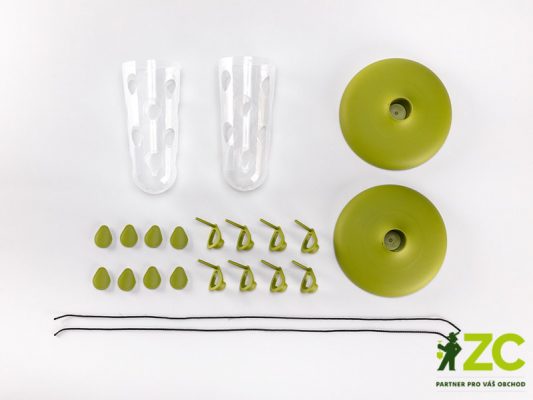 Krmítko 2v1 pro venkovní ptactvo - Robin zelená