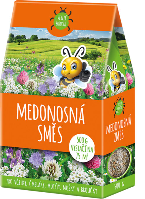 Travní směs Veselý brouček - Medonosná louka 500 g - Obrázek 1