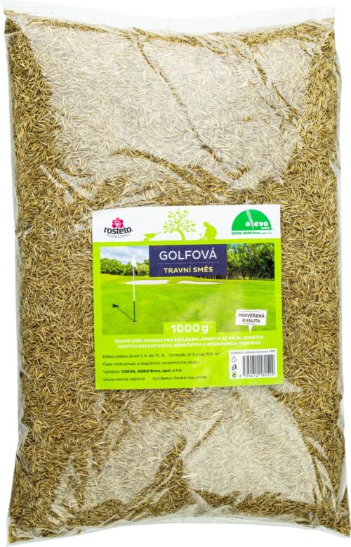 Travní směs - Golfová 1 kg Rosteto - Obrázek 1